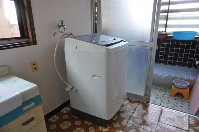 洗濯機の蛇口からの水漏れ修理