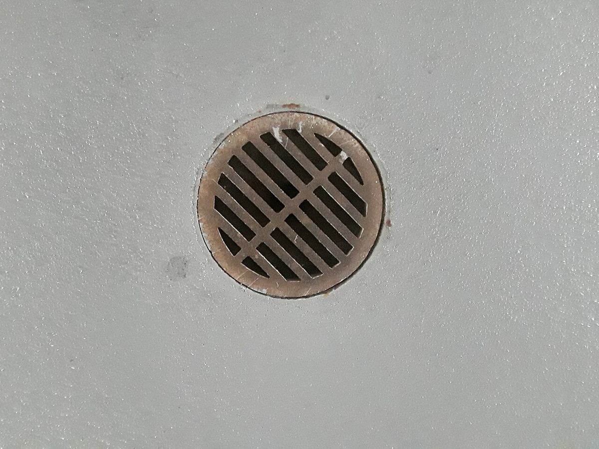 床の排水口