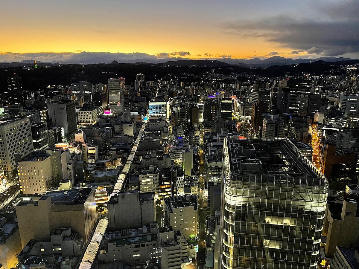 仙台市の夜景