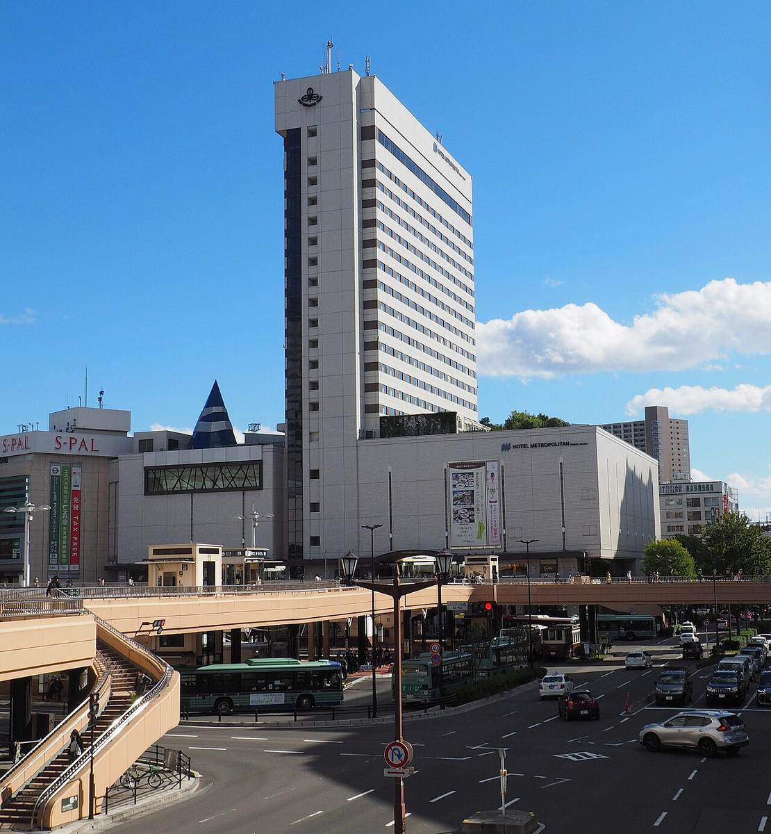 仙台駅周辺の街並み